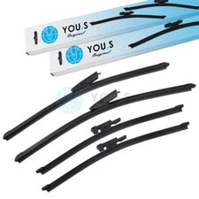 YOU.S Scheibenwischer Wischerblätter SET VORNE + HINTEN für MINI CLUBMAN (R55)