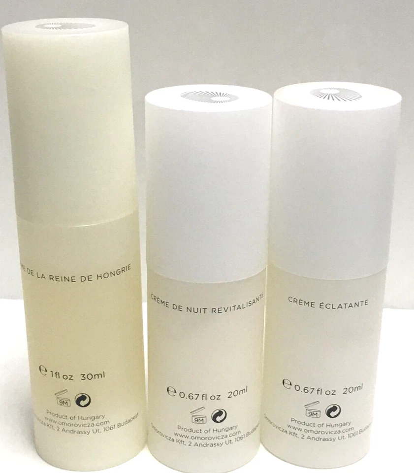Crema de noche Omorovicza 0,67 oz + Queen Mist 1 oz + crema hidratante iluminadora 0,67 oz Foto 2 de 2