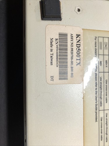 Kingston 10/100TX Workgroup Dual Speed KND800TX Fast Etherx Hub 8 Port - Picture 7 of 12