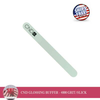 CND GLOSSING BUFFER - 4000 GRIT/SLICK  -  [Choose Your Pack]