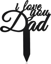 Dad Memorial Garden Stake Metal Grave Marker for Cemetery Decoration Waterproof