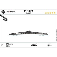 Wischblatt SWF 116171 FüR Seat VW Skoda Fiat Arosa Lupo I Toledo II Leon Fabia