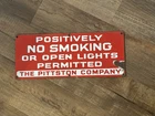 VINTAGE PORCELAIN PITTSTON COMPANY - RARE PENNSYLVANIA COAL COMPANY SIGN