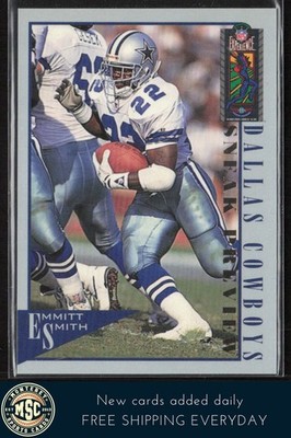 Emmitt Smith 1994 Classic NFL Experience Sneak Preview Card #NNO