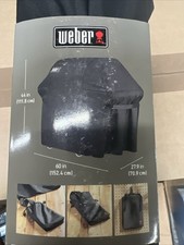 Weber Grill Cover With Storage Bag For Genesis Gas Grills 44x60 - Black 7107 Weber Grill Cover With Storage Bag For Genesis Gas Grills 44x60 - Black 7107