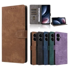 For AT&T U656AA, Luxury Retro Flip Leather Wallet Stand Card Slots Cover Case