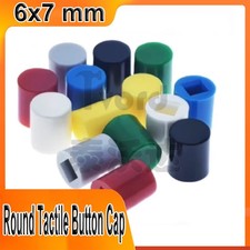 Round Tactile Button Cap For 6x7mm Tactile Switches Push Button Switch Cap Cover