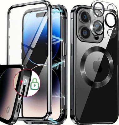 SCHWARZE BUMPER-HÜLLE FÜR APPLE IPHONE 13 PRO 6.1'''' 360° SCHUTZGLASKAMERA