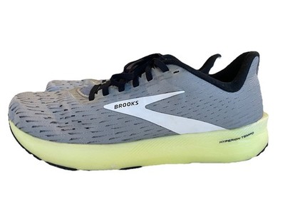 Brooks Hyperion Tempo Men s Sneakers Gray Yellow Running Walking Racing Gym US9