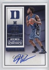 2015 Panini Contenders Draft Picks College Ticket Justise Winslow #123 Auto 0af