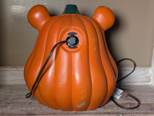 Disney Winnie the Pooh Light Up Pumpkin Jack O Lantern Halloween Decor Works! - Picture 2 of 5