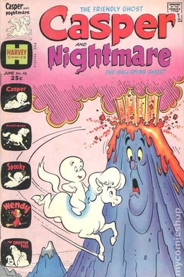 Casper and Nightmare #45 VG 4.0 1974 Stock Image Low Grade