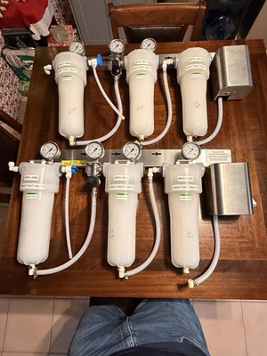 #ad #ad Water Filtration Wika Gauge Parker Watts Regulator Rack Pump FOR PARTS $390.00