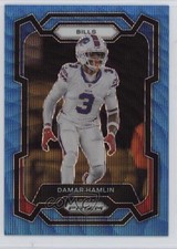 2023 Panini Prizm Blue Wave Prizm /199 Damar Hamlin #27 1t8i