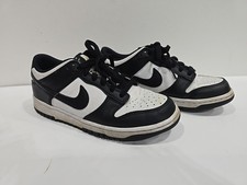 Nike Dunk Low Panda Black White Youth Sneakers Shoes Size 7Y /8.5W CW1590-100