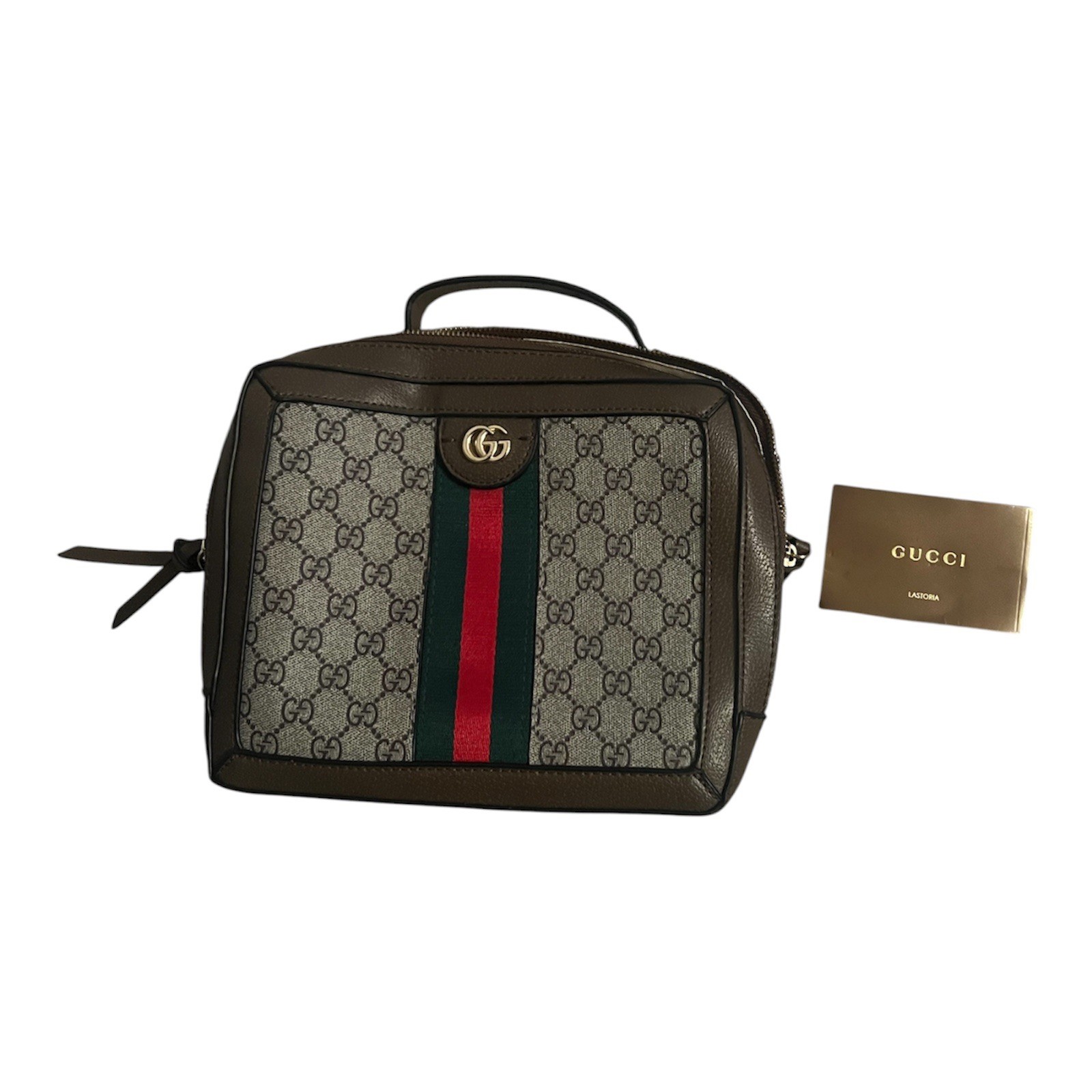Gucci Ophidia GG Mini Brown/Green/Red Canvas/Leather