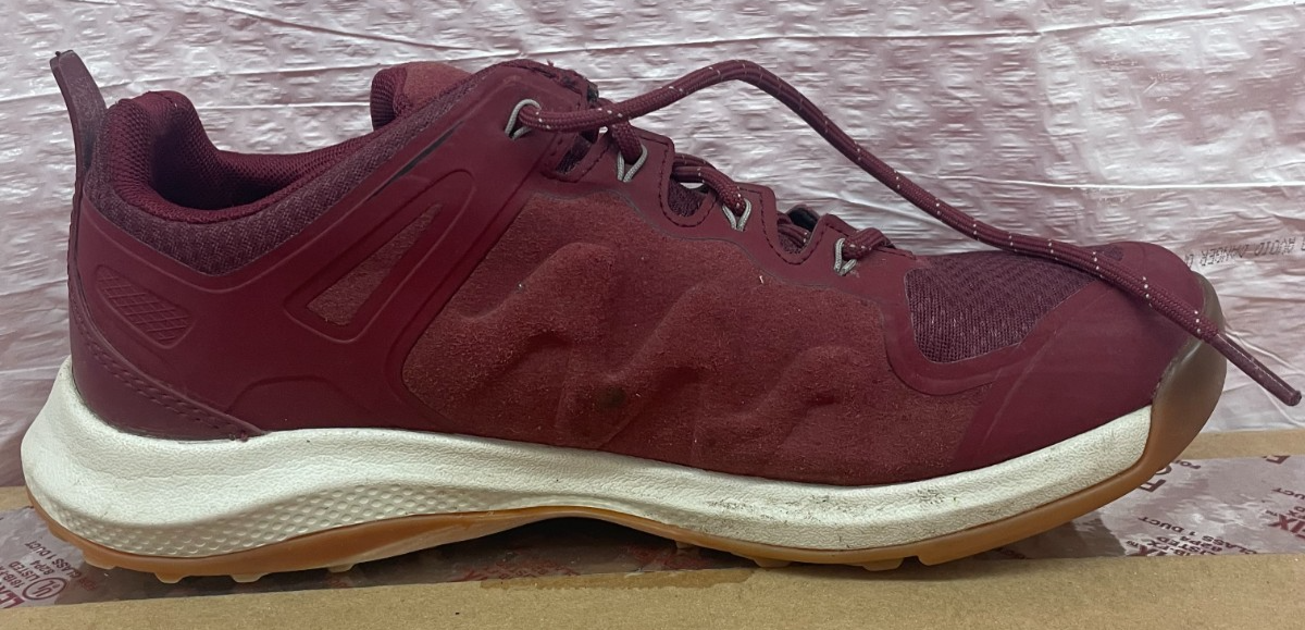 Scarpe da donna KEEN Explore WP Tawny Port Satellite escursionismo outdoor trail US 8 5