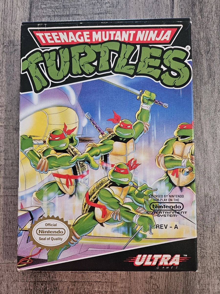 Teenage Mutant Ninja Turtles Nintendo NES Boxing Video Games for