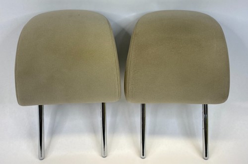 2010-2015 TOYOTA PRIUS FRONT LEFT & RIGHT SEAT HEADREST HEAD REST PAIR CLOTH OEM