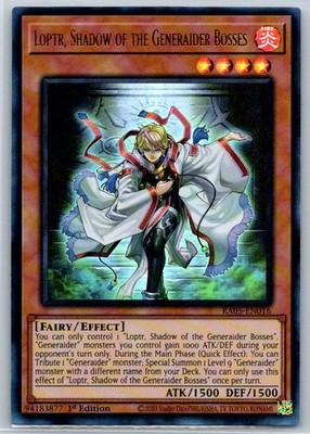 Loptr, Shadow of the Generaider Bosses (Ultra Rare) 1st Ed RC 5 RA05-EN016 NM