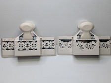 Lot of 2 Martha Stewart Around the Page Border Punches Lace Floral Scrapbooking