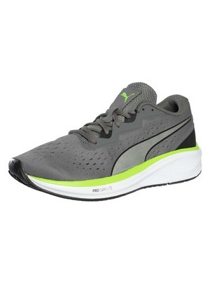 Puma Aviator Trainers, Castlerock/Green Glare - 10.5 US