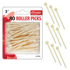 Plastic Roller Picks 3 Inch, 80 Count, Hair Roller Pins for Wire Mesh  Foam Rol