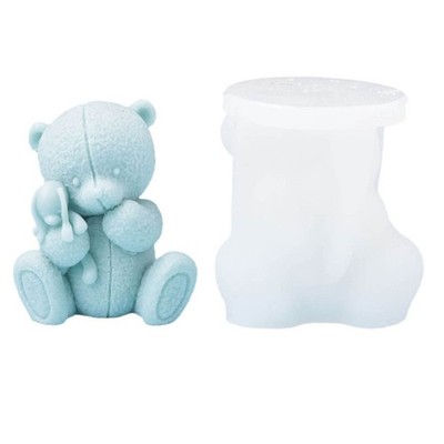 3D Bear Resin Mould Molds Animal Silicone Molds DIY Clay Baking Molds