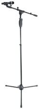 AKG D5S Dynamic Cardioid Vocal Microphone D5 S Tripod Mic Stand w/Boom
