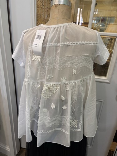 Sacai Shirt White/ Size 3/Brand New - Picture 4 of 9