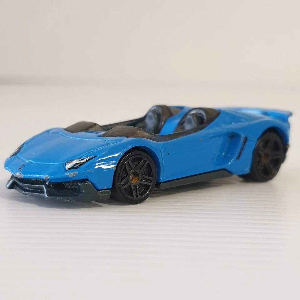 Light Blue 2013 Lamborghini Aventador J Hot Wheels Loose Diecast Car 1:64 - image 4 of 4
