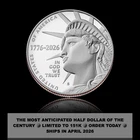 🔥2026-S SemiQ / Enduring Liberty Silver Proof Half Dollar / .999 Fine / Presale