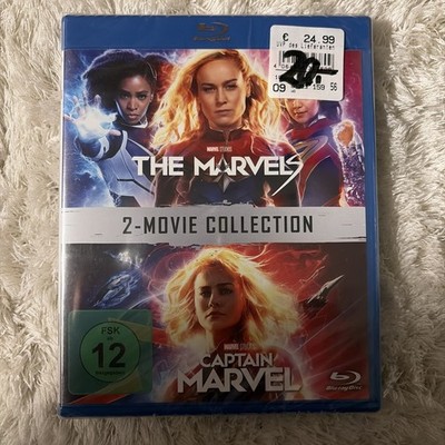 THE MARVELS + CAPTAIN MARVEL - 2-MOVIE COLLECTION - BLU-RAY DISC - NEU