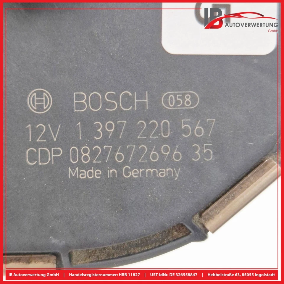 Motor limpiaparabrisas motor limpiaparabrisas delantero 1397220567 MERCEDES-BENZ C230 W204 BOSC Foto 4 de 4