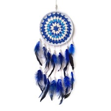 Blue Dream Catcher Feather Dream Catchers Wall Decor Handmade Dreamcatcher Wa...