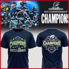 SALE 30 - Seattle Seahawks NFC Champions 2026 Celebration Hoodie T-Shirt