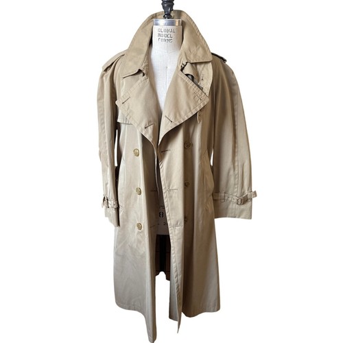 Trench cappotto kaki fanteria leggera vintage Invertere Ltd Newton Abbot taglia 40 - Foto 2 di 11