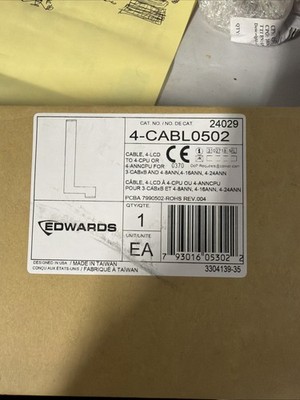 Edwards EST 4-CABL0502 4-LCD to 4-CPU Ribbon Cable (FACTORY SEALED) [CTOKT]