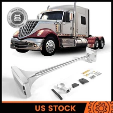 25" Rectangular Tone Roof 150DB Loud Train Horn Single Trumpet Horn Kit 12V/24V