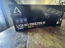 Arctic Liquid Freezer III 360 A-RGB Black Liquid CPU Cooler 120mm RGB Fan