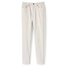 NWT LANDS' END WOMEN'S HIGH RISE STRAIGHT LEG JEANS COLOR BIRCH 4P PETITE 