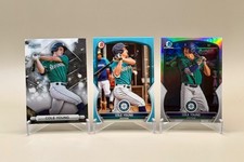 2023 Bowman Chrome Draft Cole Young #BD-87 Sky Blue /499 Paper Base + More!