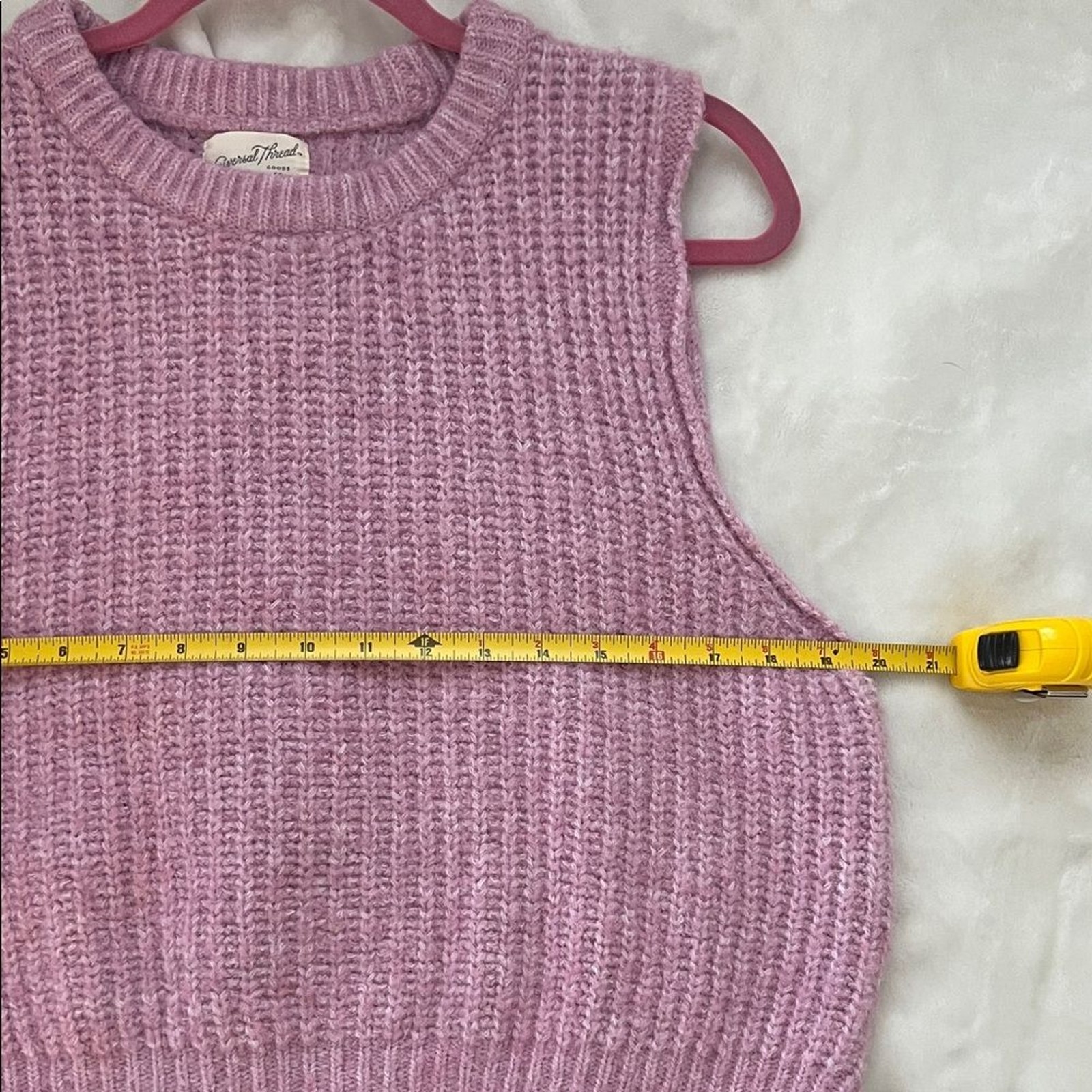 Universal Thread Lavender Knit Stretchy Vest Size… - image 7