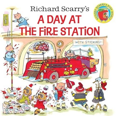 Richard Scarry's a Day at the Fire Sta..., Scarry, Huck