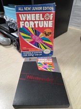 Wheel of Fortune Junior Edition (Nintendo NES, 1989) Box And Game No Manual 