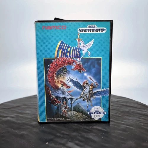 Phelios Sega Genesis CIB Complete Namco Tested RARE Shmup Shooter 16-Bit 🎮