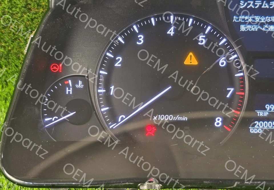 Lexus LS460 LS460L 2007-2009 medidor de velocidade cluster fabricante de equipamento original Jdm usado *RHD - Imagem 4 de 4