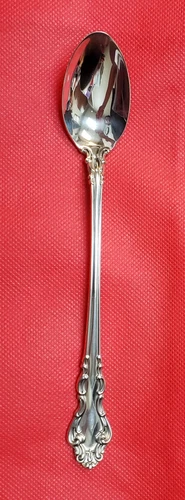 Reed & Barton Spanish Baroque Sterling Silver Ice Tea Spoon 7 1/4"