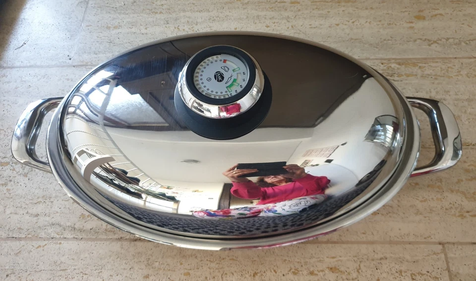 AMC Premium System Bräter oval mit Visiothermdeckel, Kochtopf, Topf, 3,5 ltr. - Bild 2 von 4