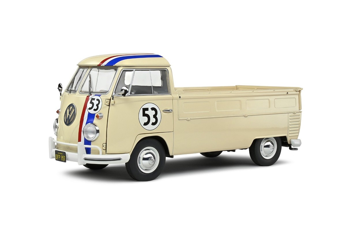 Volks 1／8 ソリティア SOLIDO, VOLKSWAGEN Typ 1 Kleintransporter RACER 53 1950 Beige, 1